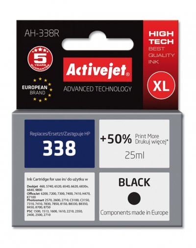 ACTIVEJET  Ah-338r Ink Cartridge Noir