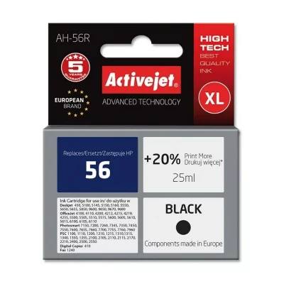 ACTIVEJET  Ah-56r Ink Cartridge Noir