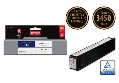 ACTIVEJET  Ah-913yr Ink Cartridge Jaune 