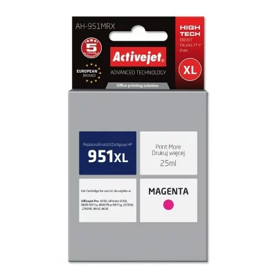 ACTIVEJET  AH-951MRX Cartouche d'encre 1 pi&egrave;ce(s) Compatible Rendement &eacute;lev&eacute; (XL) Magenta