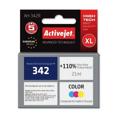 ACTIVEJET  EXPACJAHP0045 Cartouche d'encre Bleu, Rose, Jaune
