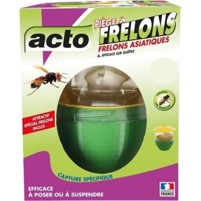 ACTO  FREL1 PI&Egrave;GE FRELONS ASIATIQUES, Blanc, Vert, Violet