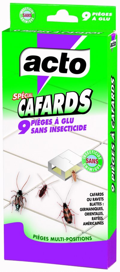 ACTO  PI&Egrave;GES SP&Eacute;CIAL CAFARDS Contre les blattes, cafards ou ravets ACAF4