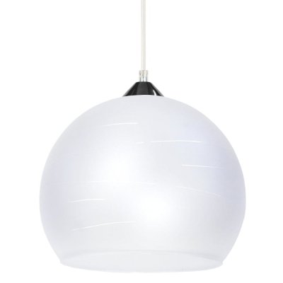 TOSEL ACTUELLE A - Suspension globe verre noir