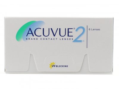 ACUVUE  2 6 pi&egrave;ces (+0.50), Lentilles bi-mensuelles, Lentilles de contact, Johnson & Johnson
