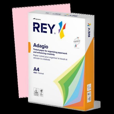 REY ADAGIO, Papier color&eacute;, lot de 500 feuilles