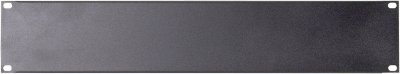 ADAM HALL  19"" Parts 87222 STL - Plaque aveugle 2 U pour rack 19"", acier, profil&eacute; en U