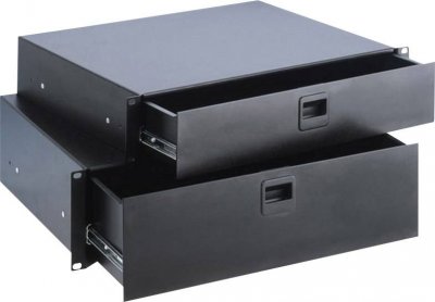 ADAM HALL  19"" Parts 87403 E - Tiroir Rackable acier 3 U