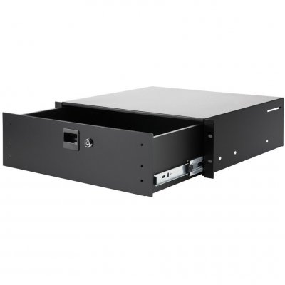 ADAM HALL  87403A tiroir rack 3U en aluminium avec serrure