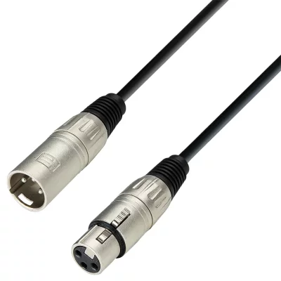 ADAM HALL  - C&acirc;ble Microphone Liveline XLR M&acirc;le / Femelle - 3 M&egrave;tres