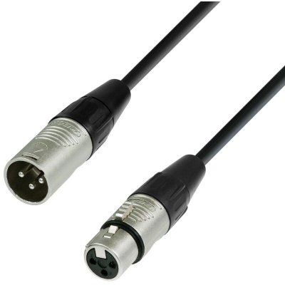 ADAM HALL  Cables 4 STAR MMF 0250 KRYSTAL - C&acirc;ble Micro OCC XLR femelle vers XLR m&acirc;le 2,5 m