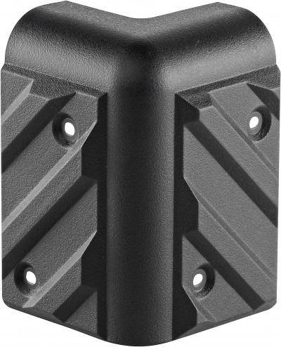 ADAM HALL  - Coin d'enceinte empilable chevrons - plastique noir