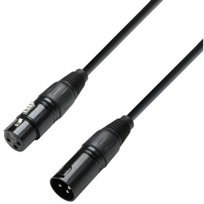 ADAM HALL  - K3DMF0300 - C&acirc;ble DMX XLR m&acirc;le vers XLR femelle - 3.00 m