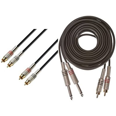 ADAM HALL CABLES Adam Hall - rca 2 Male Cable a 2 rca Male 6mts hq