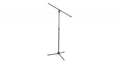 ADAM HALL STANDS  S 5 BE - Pied Microphone noir avec perche