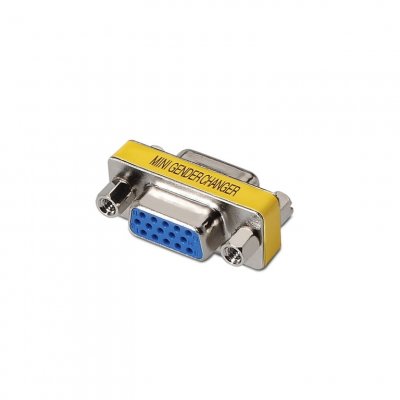 AISENS Adaptateur  SVGA - HDB15/H-HDB15/H - Couleur Jaune