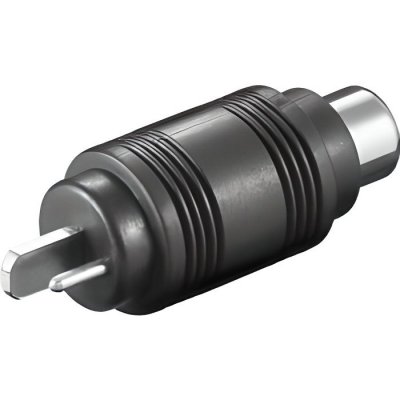 GOOBAY Adaptateur audio fiche de haut-parleur jack rca