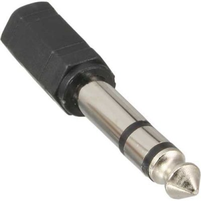 INLINE Adaptateur audio, &reg;, 6,3mm jack m&acirc;le &agrave; 3,5mm jack bu, st&eacute;r&eacute;o