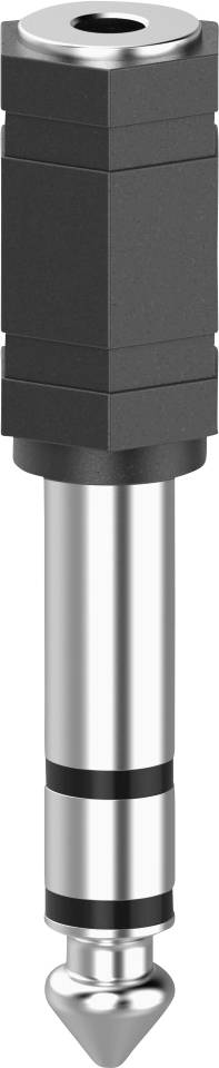HAMA Adaptateur audio, jack femelle 3,5 mm - jack m&acirc;le 6,3 m, st&eacute;r&eacute;o - Neuf