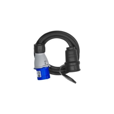 BRENNENSTUHL Adaptateur CEE P17 - 1 -5m de c&acirc;ble (IP44) - Fabrication Fran&ccedil;aise