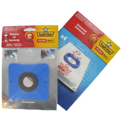 TOP FILTER Adaptateur click bag pour aspirateurs aeg 480 et samsung 807/811/846 ref. 68007