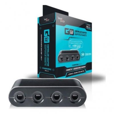 STLP Adaptateur Contr&ocirc;le Steelplay GameCube pour Wii U