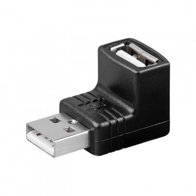 GOOBAY Adaptateur coud&eacute; USB 2.0 Type A M&acirc;le / Femelle