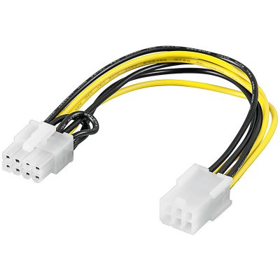 GENERIQUE Adaptateur d alimentation pci express 6 vers pci e 8 pins