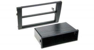 ACV Adaptateur de fa&ccedil;ade 2-DIN avec vide poche Audi A4 B6 / B7 2002 - 2009
