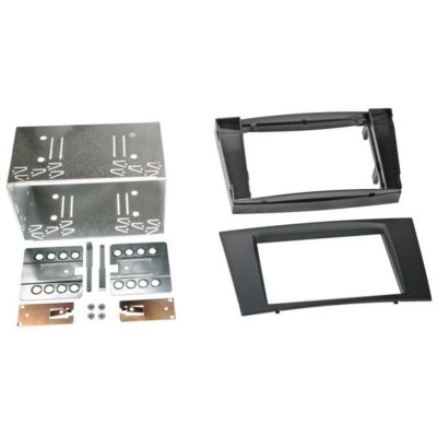ADNAUTO Adaptateur de fa&ccedil;ade 2-din pour mercedes e-class (w 211/ s 211) noir