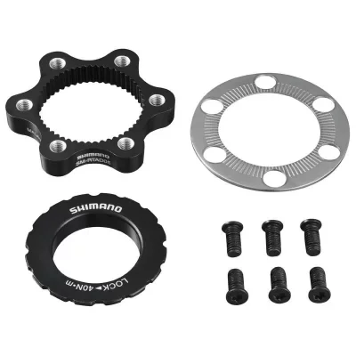 SHIMANO Adaptateur de moyeu &agrave; disque  (6 vis &agrave; CentreLock, RTAD05)