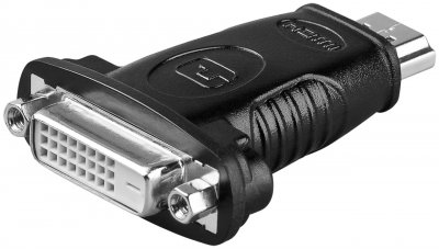 DIVERS Adaptateur -   -  HDMI Type A -> DVI-D 24+1pin pi&egrave;ce