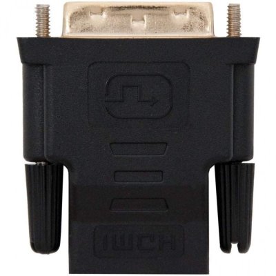 NANOCABLE Adaptateur DVI vers HDMI  - 24+1/M-HDMI A/H - Couleur Noir