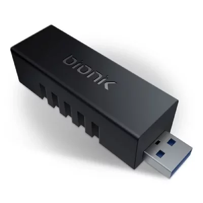 BIOK Adaptateur ethernet bionik usb 3.0 pour nintendo switch noir