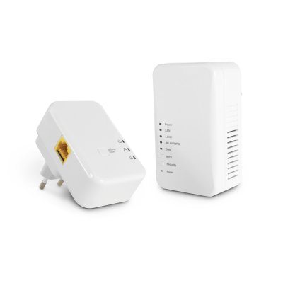 AVIDSEN Adaptateur ethernet courant porteur avec point d'acc&egrave;s wifi -
