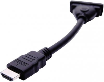 CLUB 3D Adaptateur HDMI, DVI club3D CAC-HMD>DFD [1x HDMI m&acirc;le - 1x DVI femelle 24+5 p&ocirc;les] 12.00 cm noir