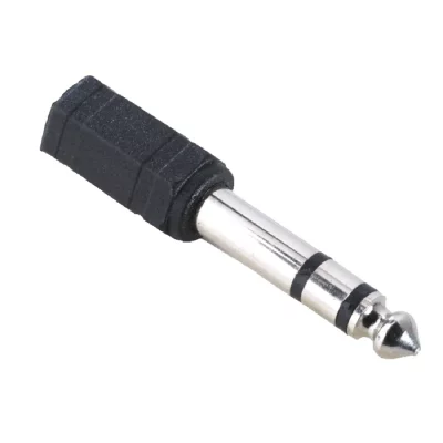 HAMA Adaptateur, Jack fem. 3.52 mm => Jack m&acirc;le 6.35 mm, st&eacute;r&eacute;o - Neuf