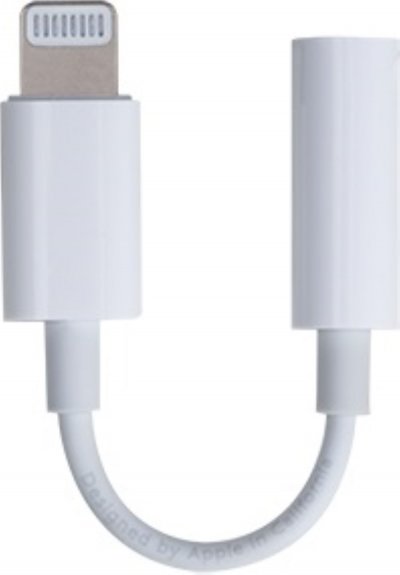 BIGBEN CONNECTED Adaptateur Lightning/Jack 3,5 mm Blanc Blanc Bigben - Neuf