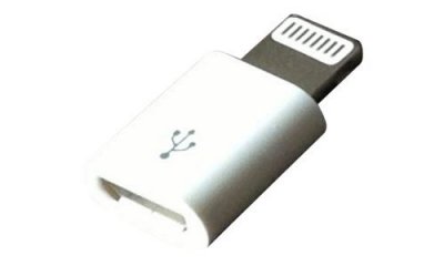 LINEAIRE Adaptateur Lightning m&acirc;le Iphone / Micro USB femelle