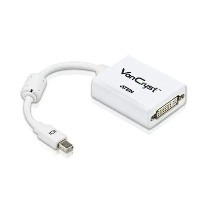 ATEN Adaptateur mini AV  DisplayPort - DVI-I blanc (VC960-AT)