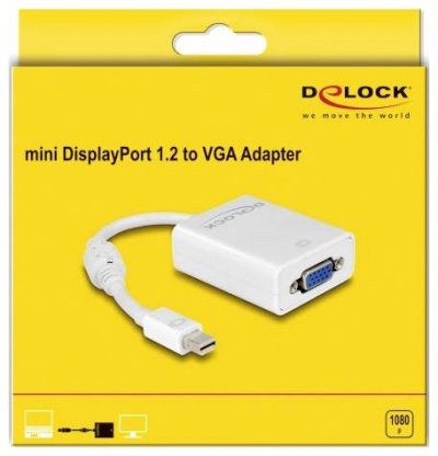DELOCK Adaptateur mini displayport vers vga  65130 blanc