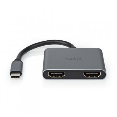 NEDIS Adaptateur Multi-Ports USB CCGP64670BK01 Noir