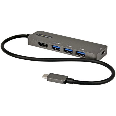 STARTECH.COM Adaptateur Multiport Usb-c Hdmi 4k 60hz/100w Pd/4xusb