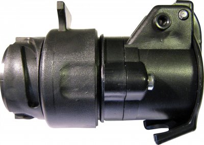 SECORUT Adaptateur pour remorque SecoR&uuml;t 50110 [Prise Femelle 13 p&ocirc;les - Prise m&acirc;le 7 p&ocirc;les] Plastique ABS