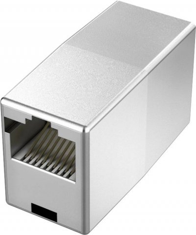 HAMA Adaptateur r&eacute;seau, CAT- 5e, 1 Gbit/s - Neuf