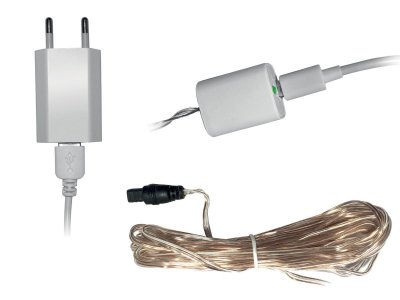 JARDILINE Adaptateur secteur pour voile d'ombrage Led - 