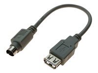 MCAD Adaptateur usb 2.0 a f / mdin6 m gris 0,2 m