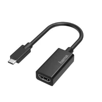 HAMA Adaptateur vid&eacute;o, fiche USB-C - port HDMI, Ultra-HD 4K, 