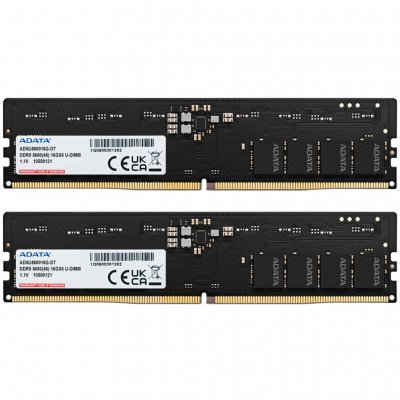 ADATA  DDR5 5600 U-DIMM module de m&eacute;moire 32 Go 2 x 16 Go ECC - Neuf