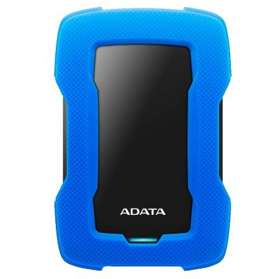 ADATA  HD330 - Disque dur - 2 To - externe (portable) - USB 3.1 - AES 256 bits - bleu